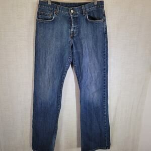 Lucky Brand Jeans Womens 10/30 Blue Denim Leg Easy Rider Fit Five Pockets EUC